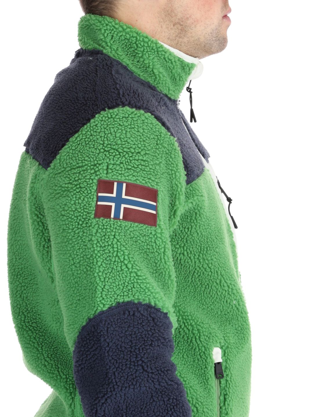 Napapijri, Yupik FZ 3 gilet uomo Kelly Green verde 