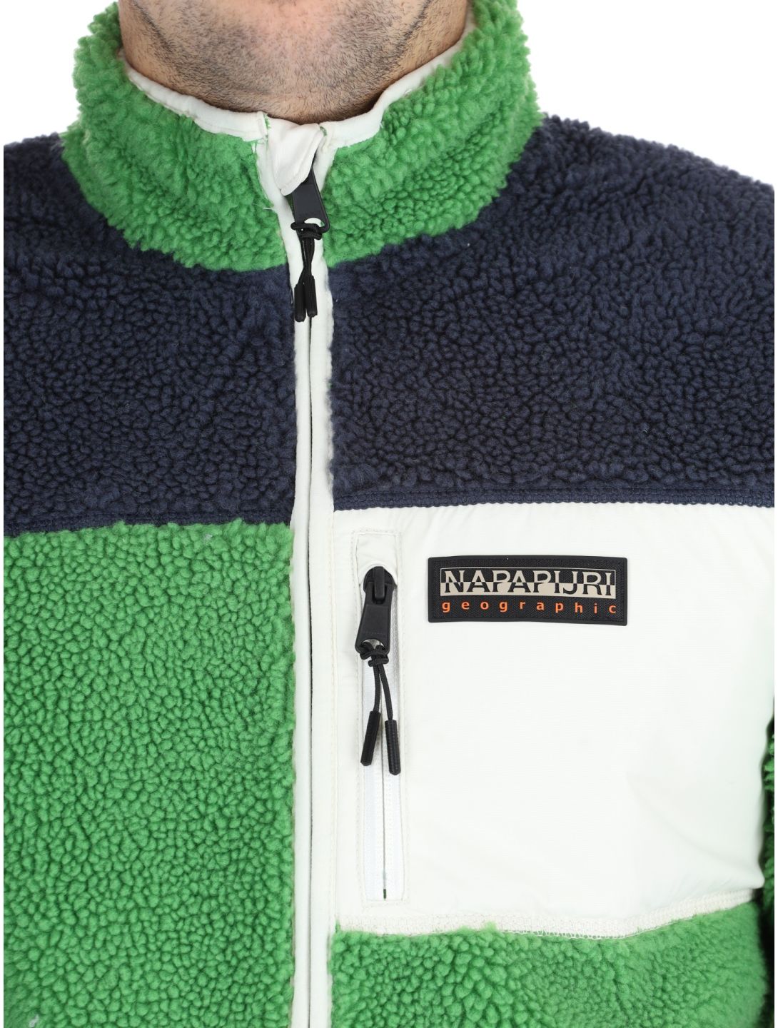 Napapijri, Yupik FZ 3 gilet uomo Kelly Green verde 