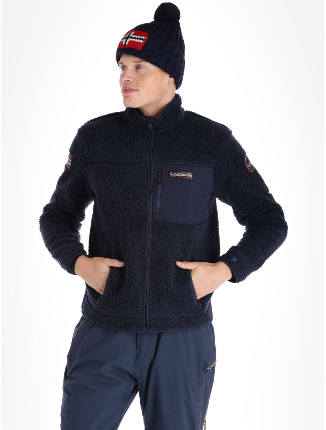 Napapijri, Yupik FZ 3 gilet uomo Blue Marine blu 