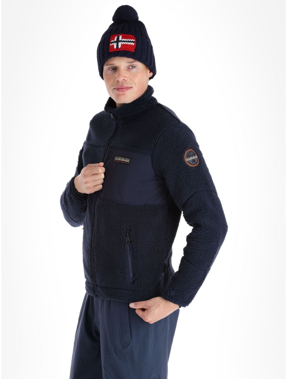 Napapijri, Yupik FZ 3 gilet uomo Blue Marine blu 