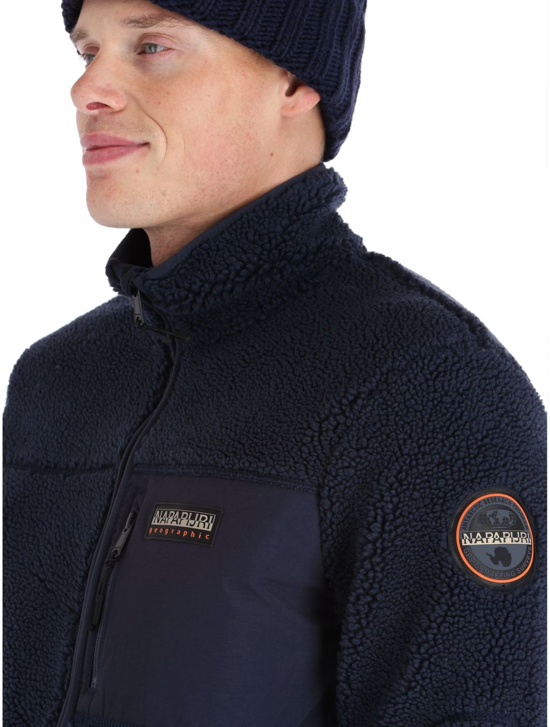 Napapijri, Yupik FZ 3 gilet uomo Blue Marine blu 