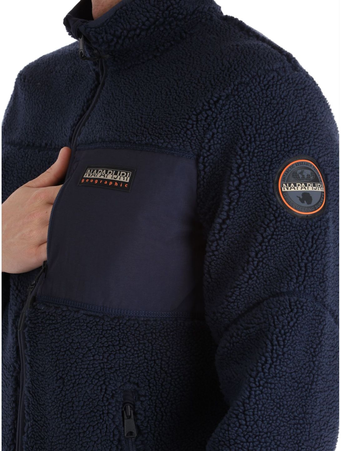 Napapijri, Yupik FZ 3 gilet uomo Blue Marine blu 