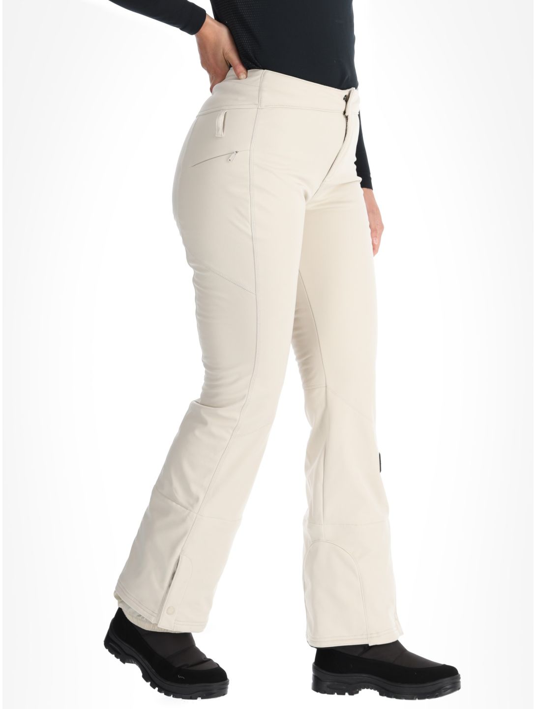 O'Neill, Blessed Softshell Hybrid Skinny pantaloni da sci softshell donna Atmosphere bianco 