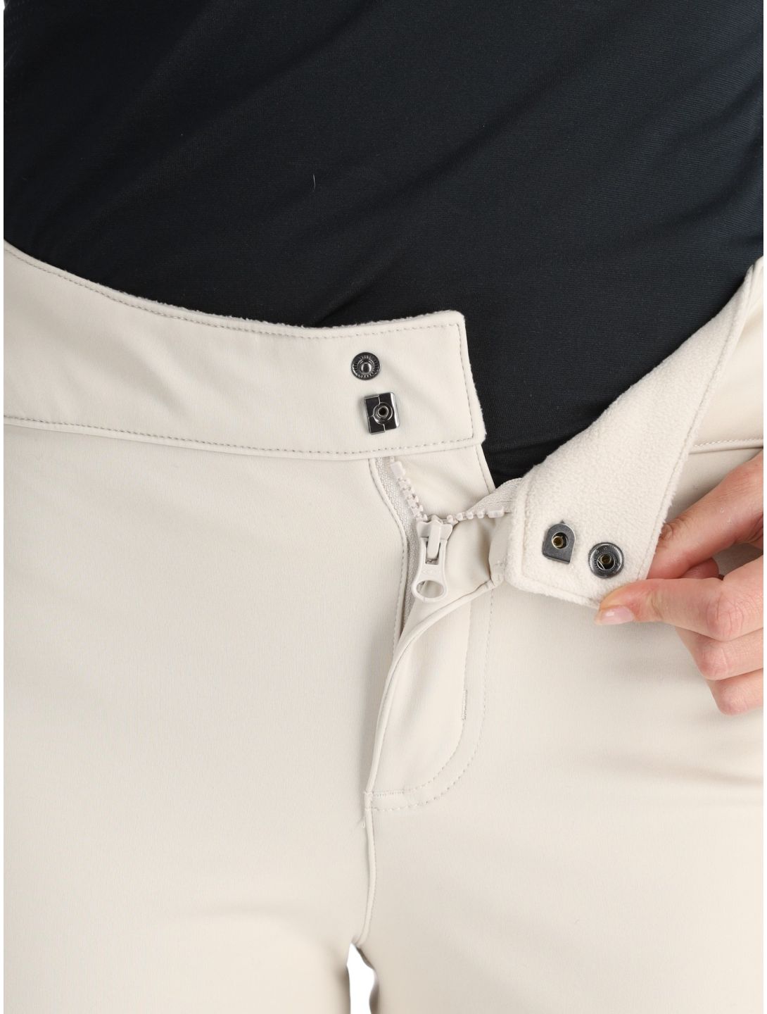 O'Neill, Blessed Softshell Hybrid Skinny pantaloni da sci softshell donna Atmosphere bianco 