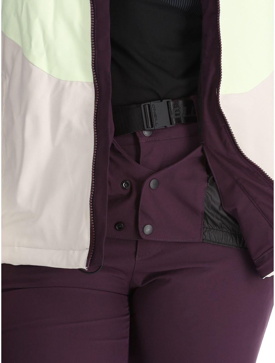 O'Neill, Carbonite Snow giacca sci donna Aubergine Colour Block bianco, viola 