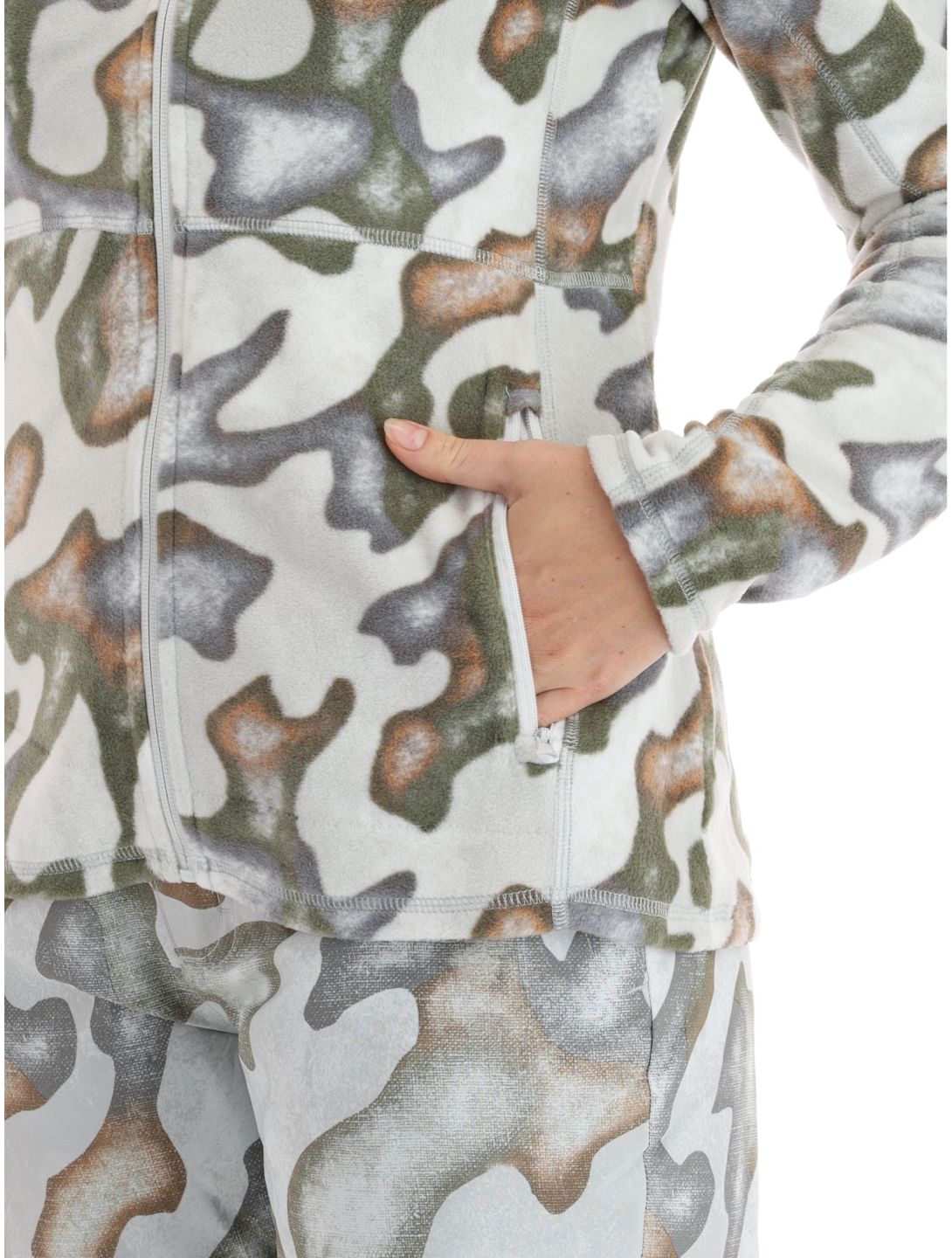 O'Neill, Clime Printed FZ gilet donna Hiker Camo multicolorato 