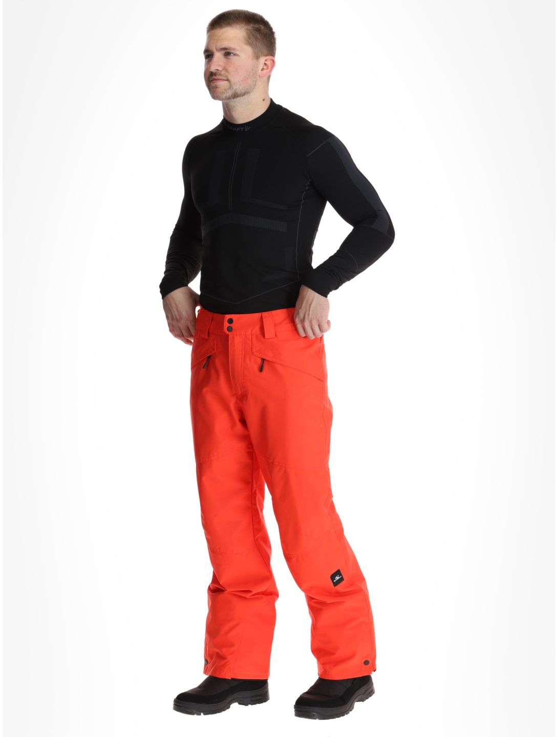 O'Neill, Hammer Regular Snow pantaloni da sci uomo Paprika Flame arancio 