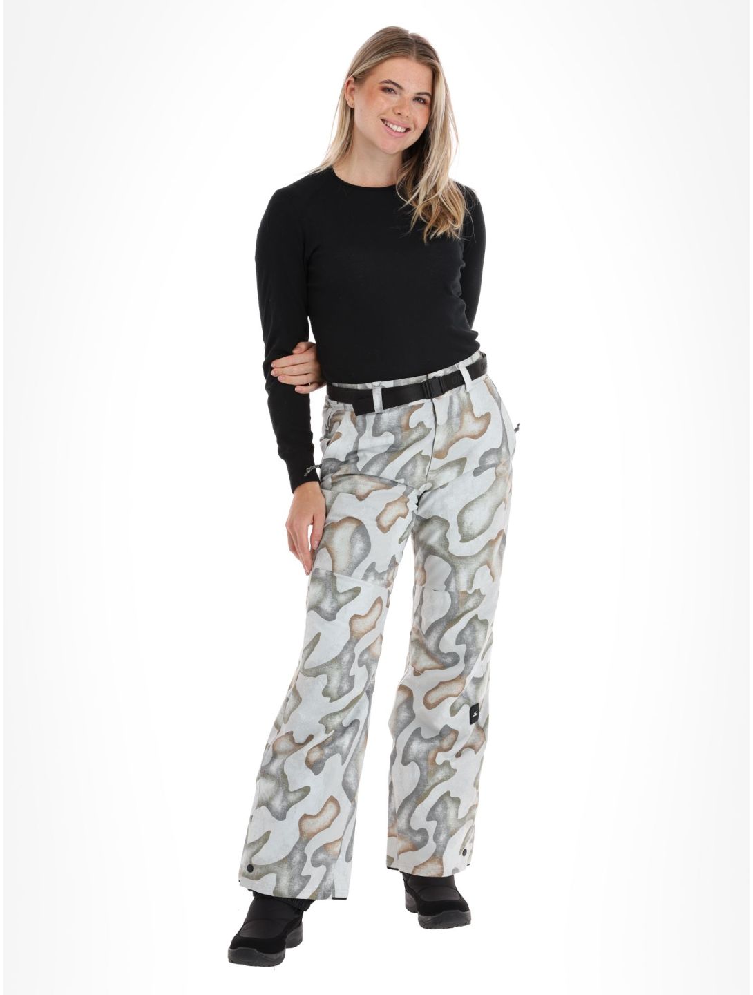 O'Neill, Star Printed pantaloni da sci donna Hiker Camo multicolorato 