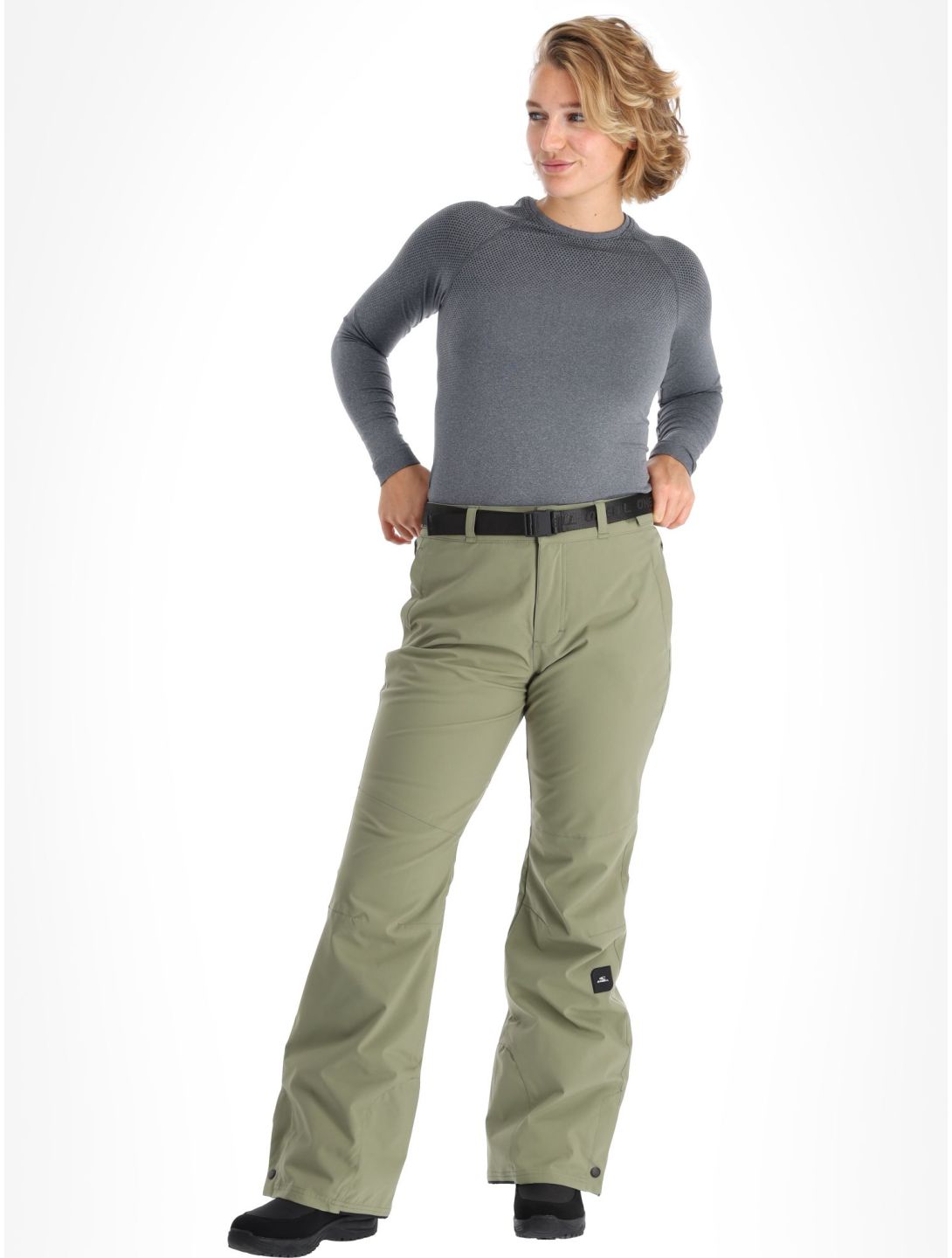 O'Neill, Star Slim pantaloni da sci donna Deep Lichen Green verde 