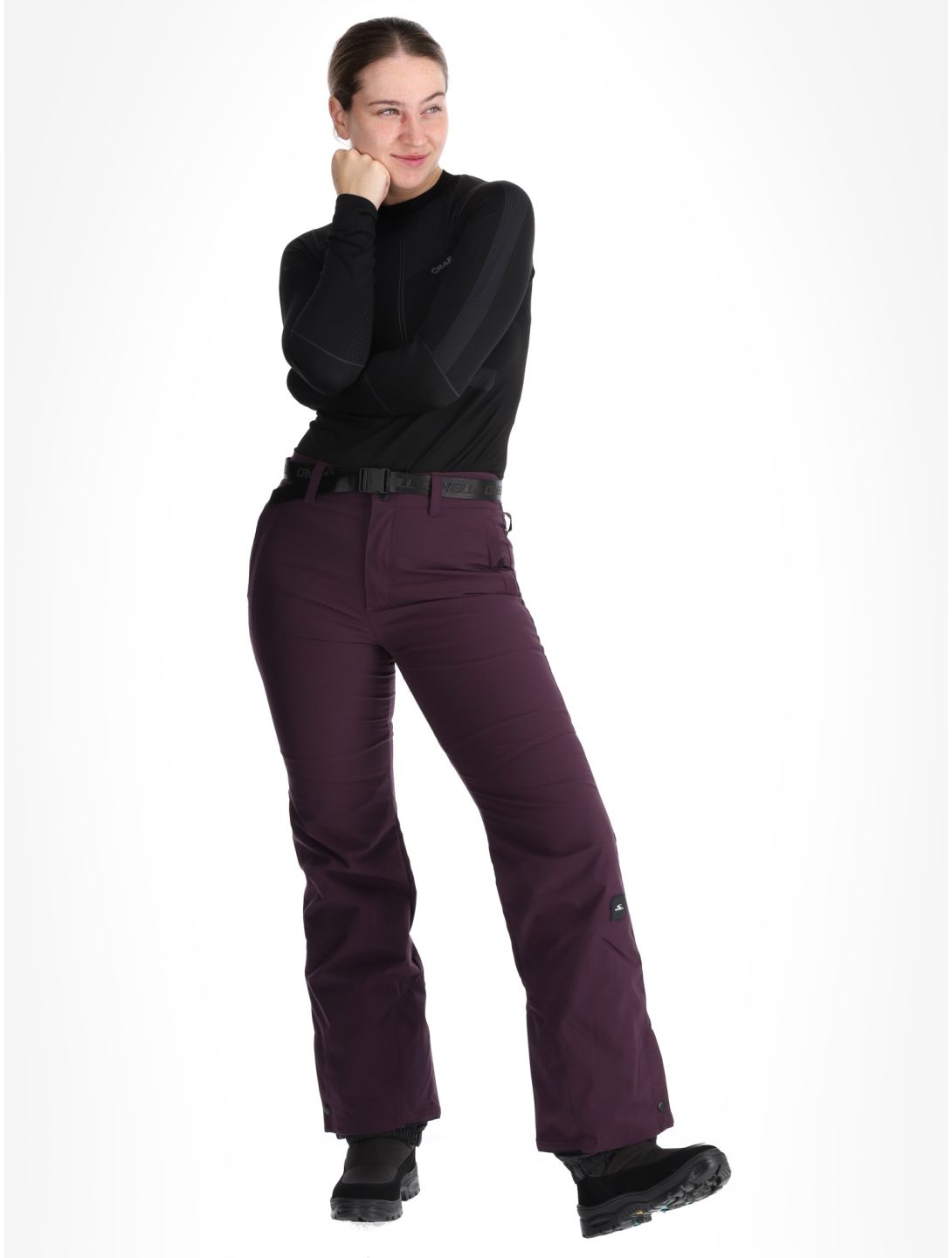 O'Neill, Star Slim Snow pantaloni da sci donna Aubergine viola 