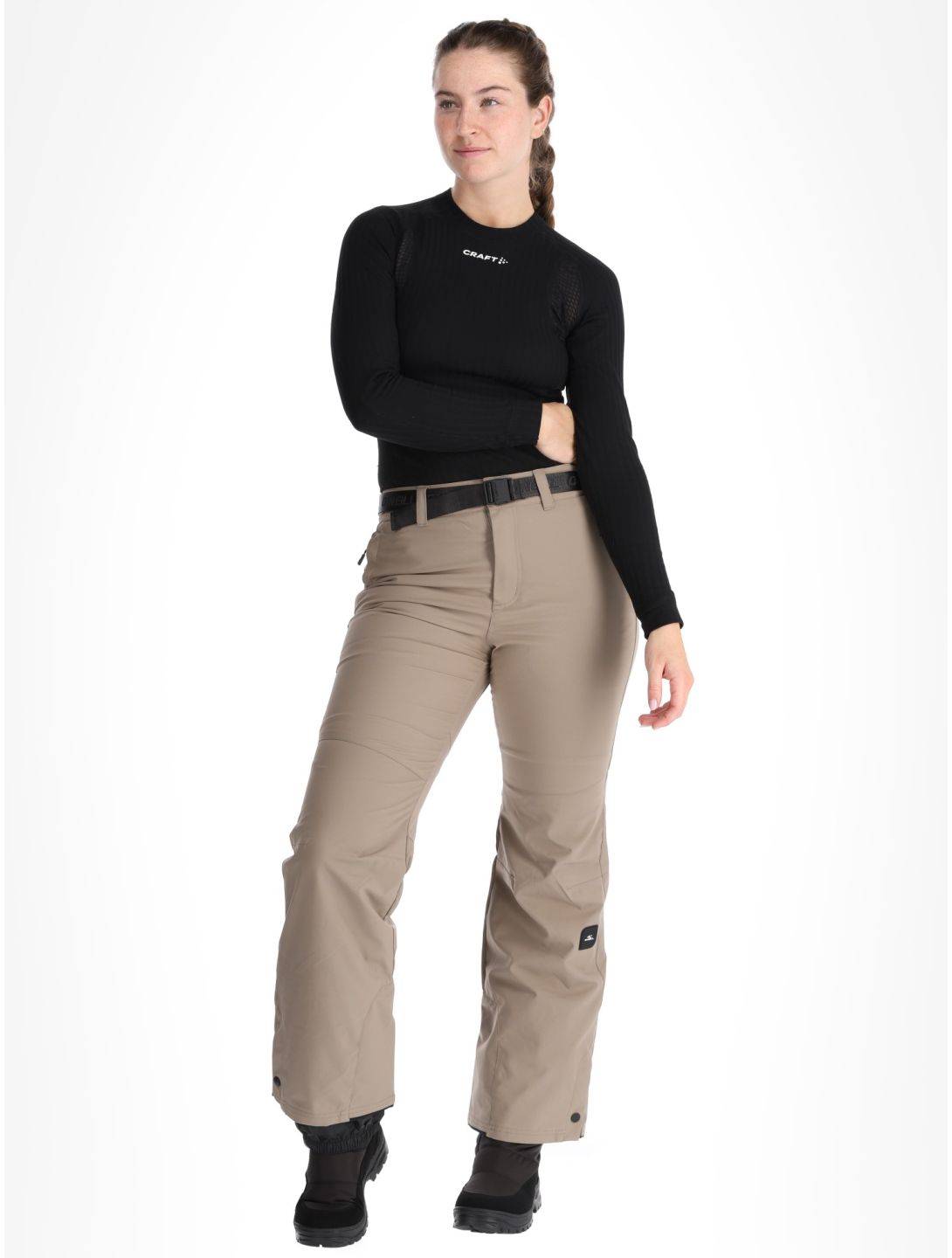 O'Neill, Star Slim Snow pantaloni da sci donna Concrete grigio 