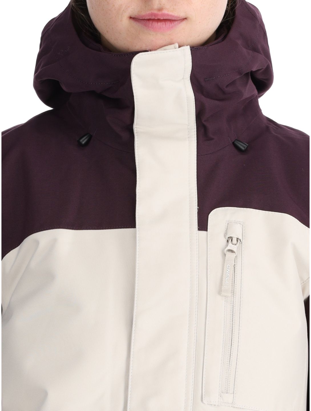 O'Neill, Utility Hybrid giacca sci donna Atmosphere Colour Block bianco, viola 