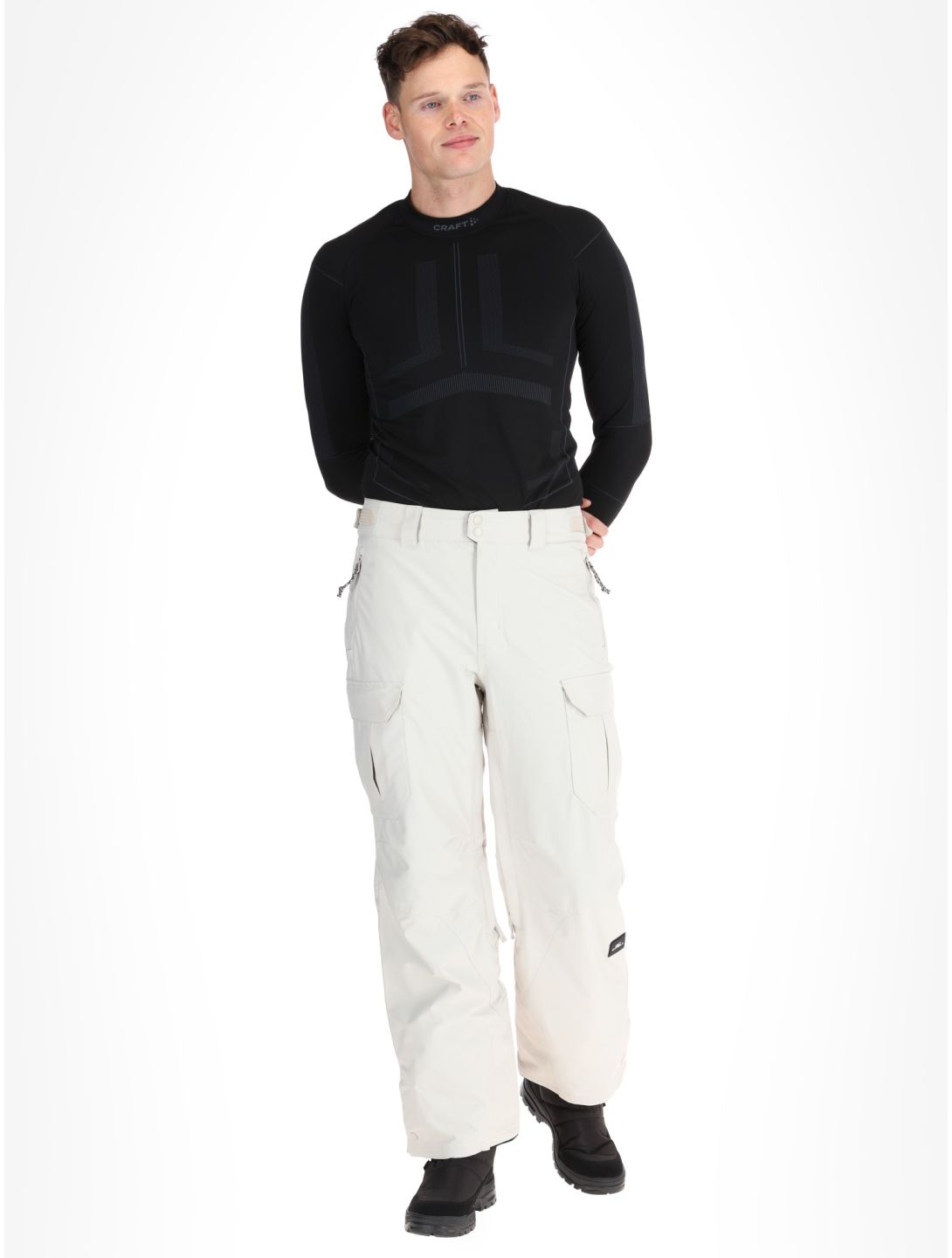 O'Neill, Utility Regular Snow pantaloni da sci uomo Atmosphere bianco 