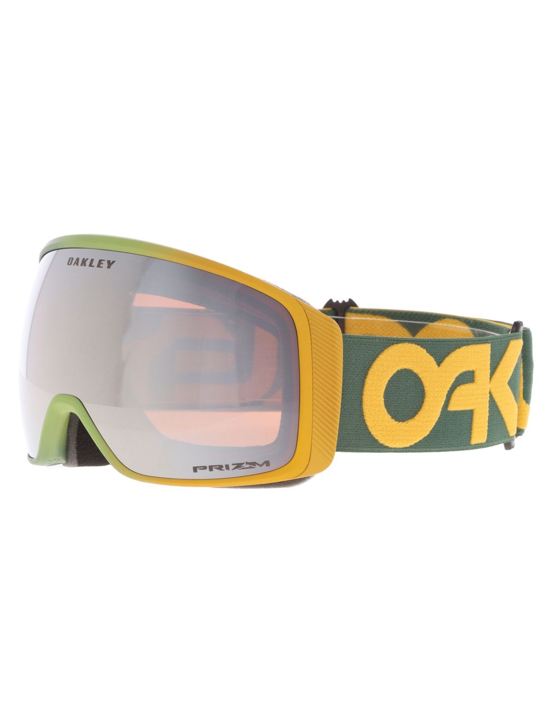 Oakley, Flight Tracker L mascherina da sci unisex B1B Hunter Green Gold - Prizm Black Iridium Goud, verde 