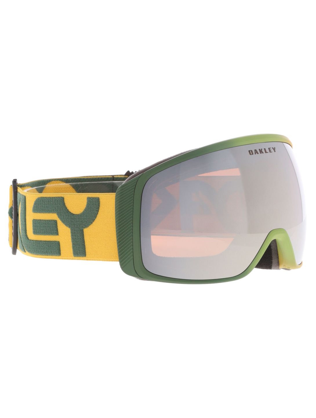 Oakley, Flight Tracker L mascherina da sci unisex B1B Hunter Green Gold - Prizm Black Iridium Goud, verde 