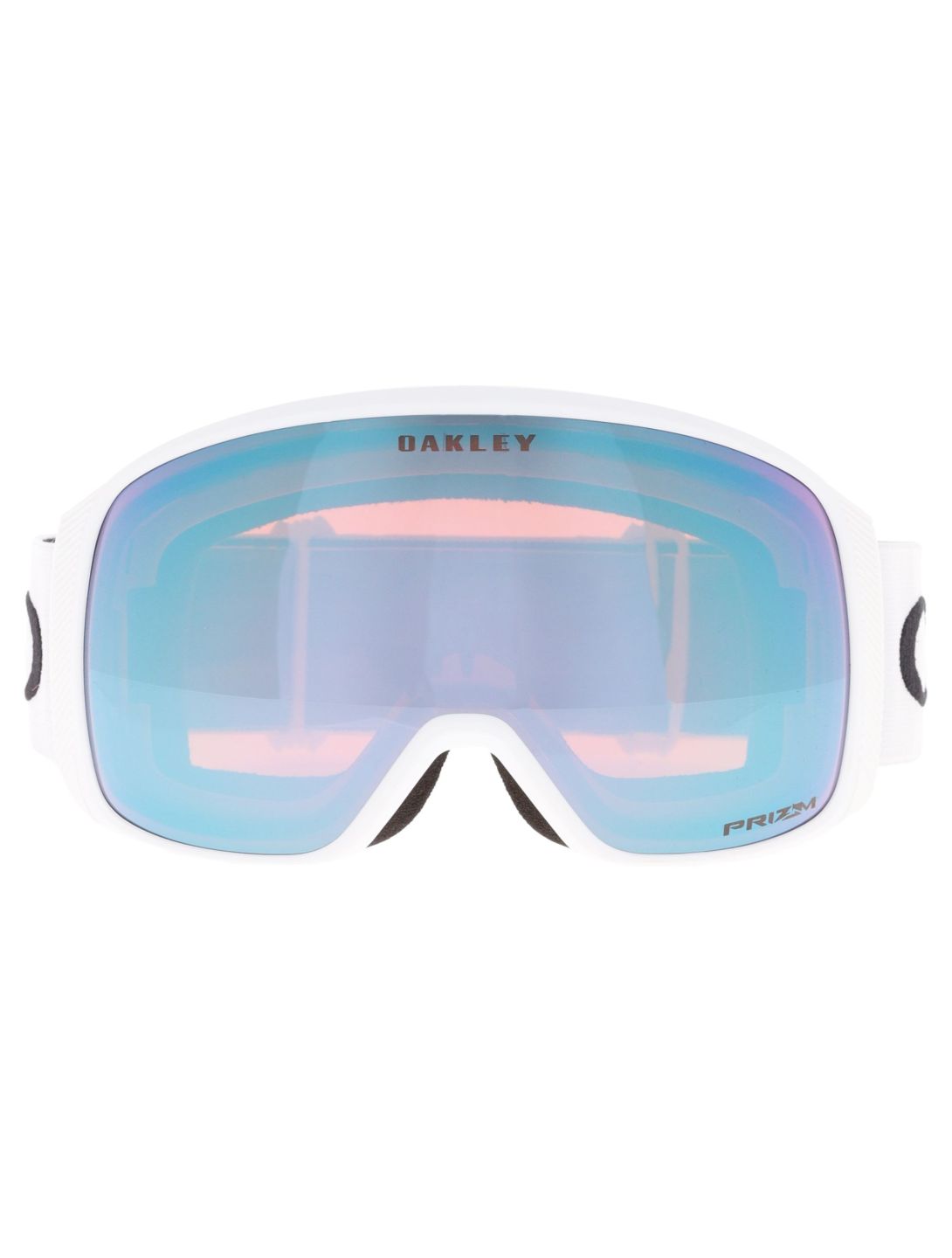 Oakley, Flight Tracker L mascherina da sci unisex Matte White - Prizm Sapphire Iridium bianco 