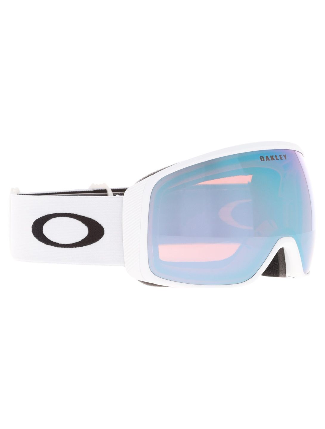 Oakley, Flight Tracker L mascherina da sci unisex Matte White - Prizm Sapphire Iridium bianco 