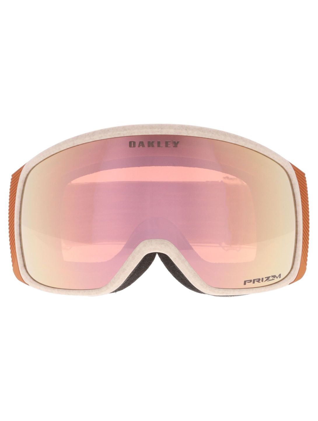 Oakley, Flight Tracker M mascherina da sci unisex Curry Stone - Prizm Snow Rose Gold Iridium rosso 