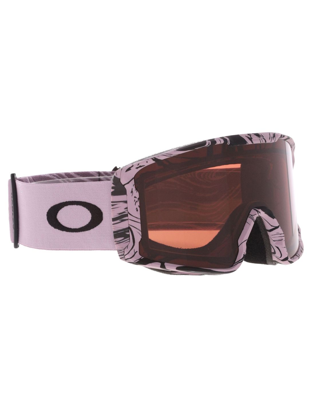 Oakley, Line Miner L mascherina da sci unisex Toadstool Swirl - Prizm Snow Garnet rosa 