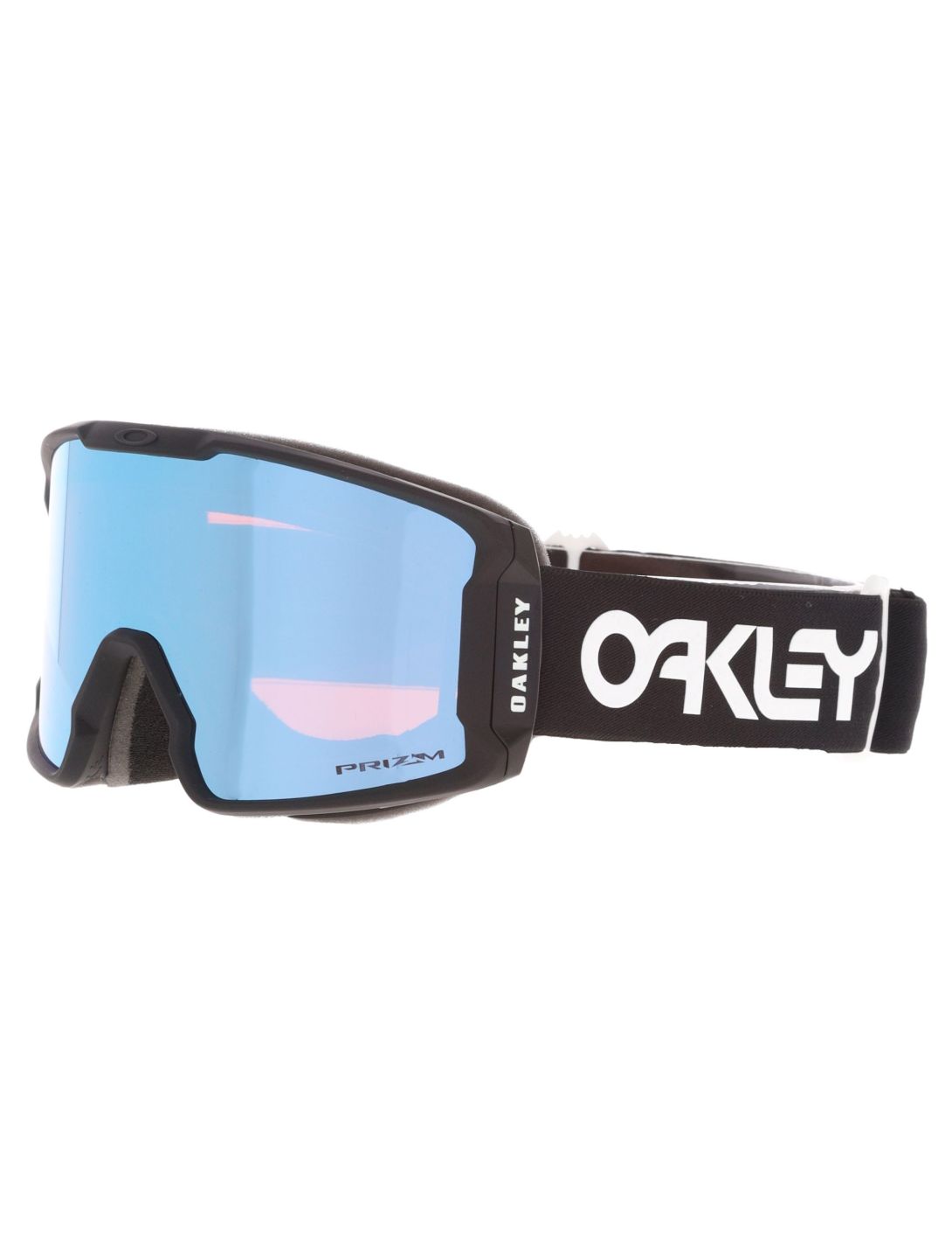 Oakley, Line Miner M mascherina da sci unisex Factory Pilot Black - Prizm Sapphire Iridium bianco, nero 