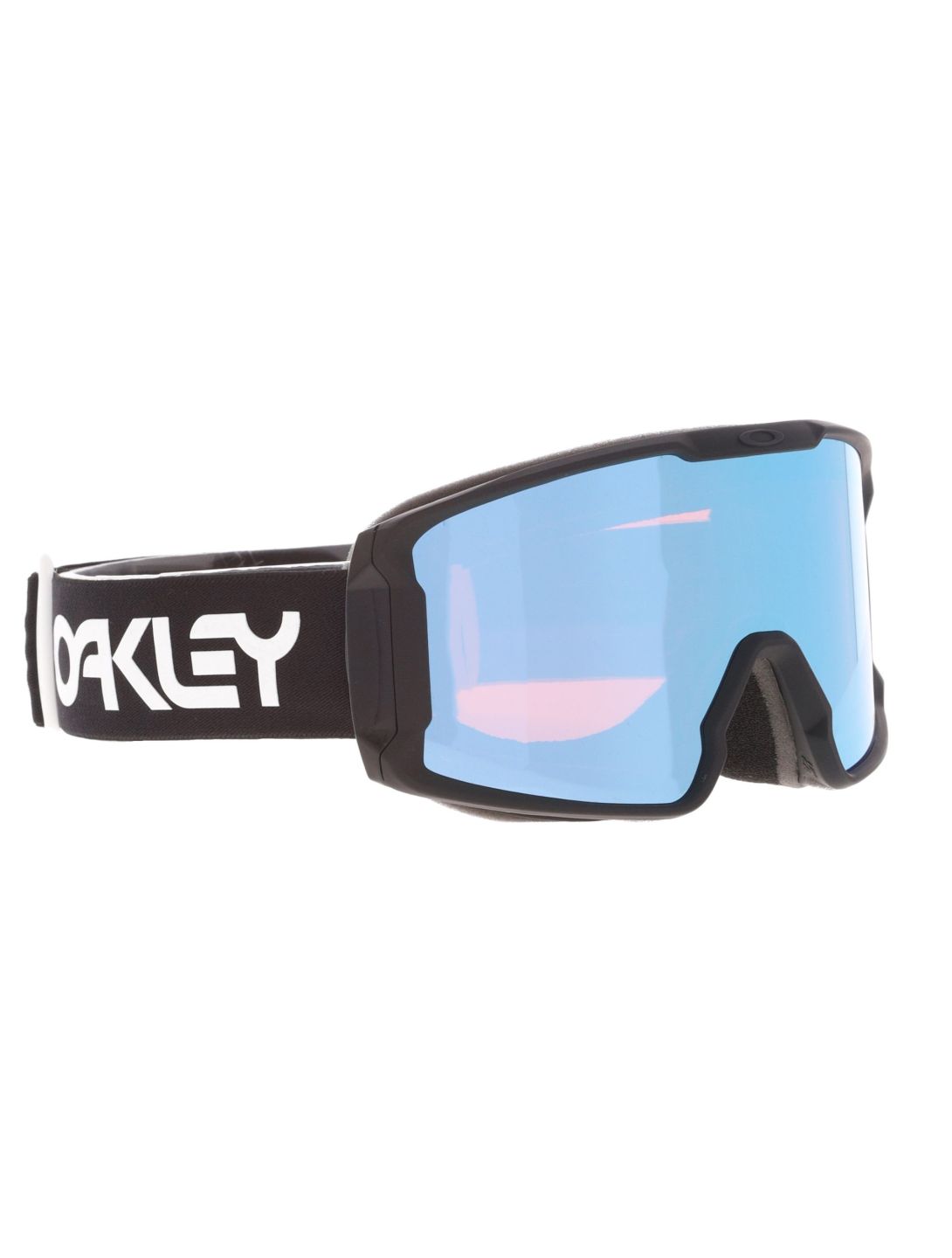 Oakley, Line Miner M mascherina da sci unisex Factory Pilot Black - Prizm Sapphire Iridium bianco, nero 