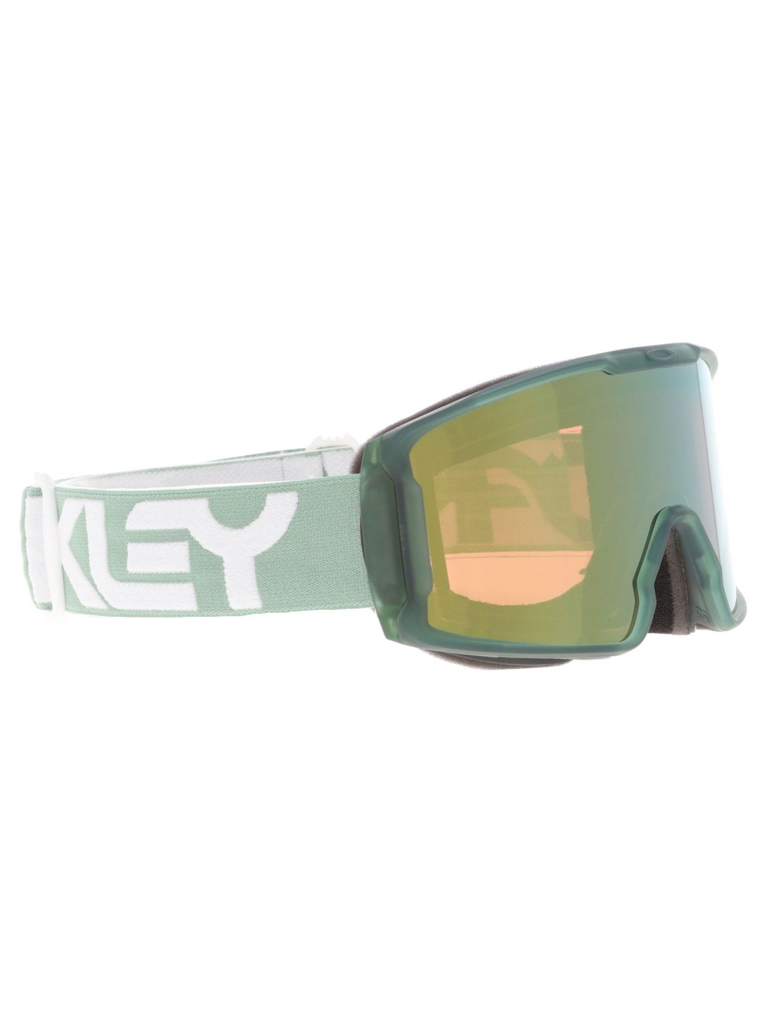 Oakley, Line Miner M mascherina da sci unisex Matte B1B Jade - Prizm Sage Gold Iridium verde 