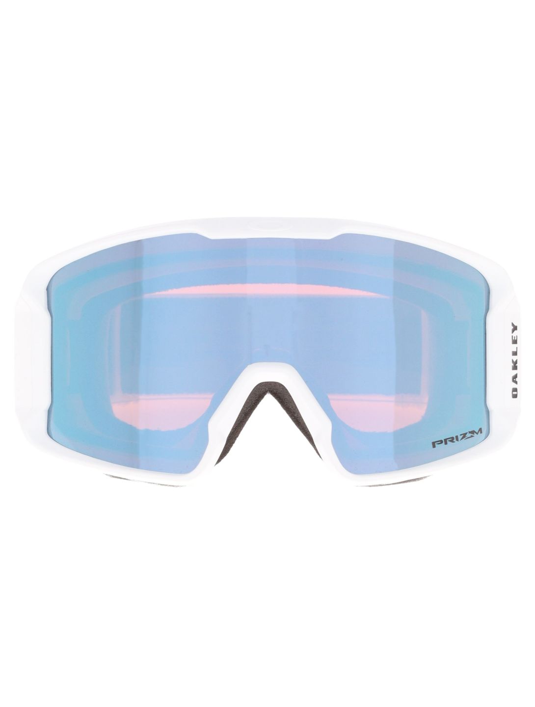 Oakley, Line Miner M mascherina da sci unisex Matte White - Prizm Sapphire Iridium bianco 