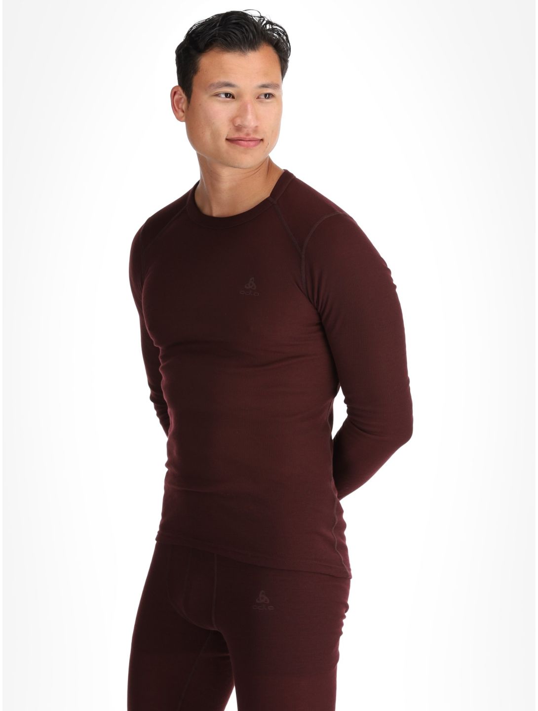 Odlo, Active Warm Eco maglia termica uomo Fudge viola 