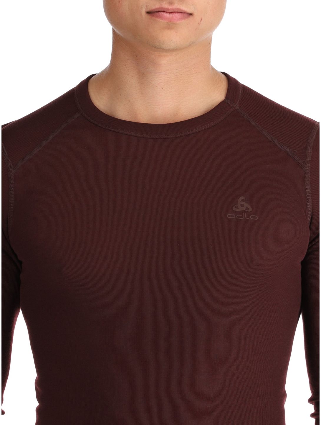 Odlo, Active Warm Eco maglia termica uomo Fudge viola 