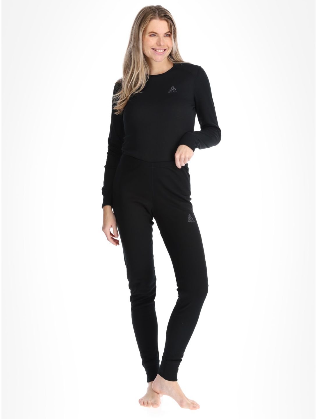 Odlo, Active Warm Eco pantaloni termici donna Black nero 