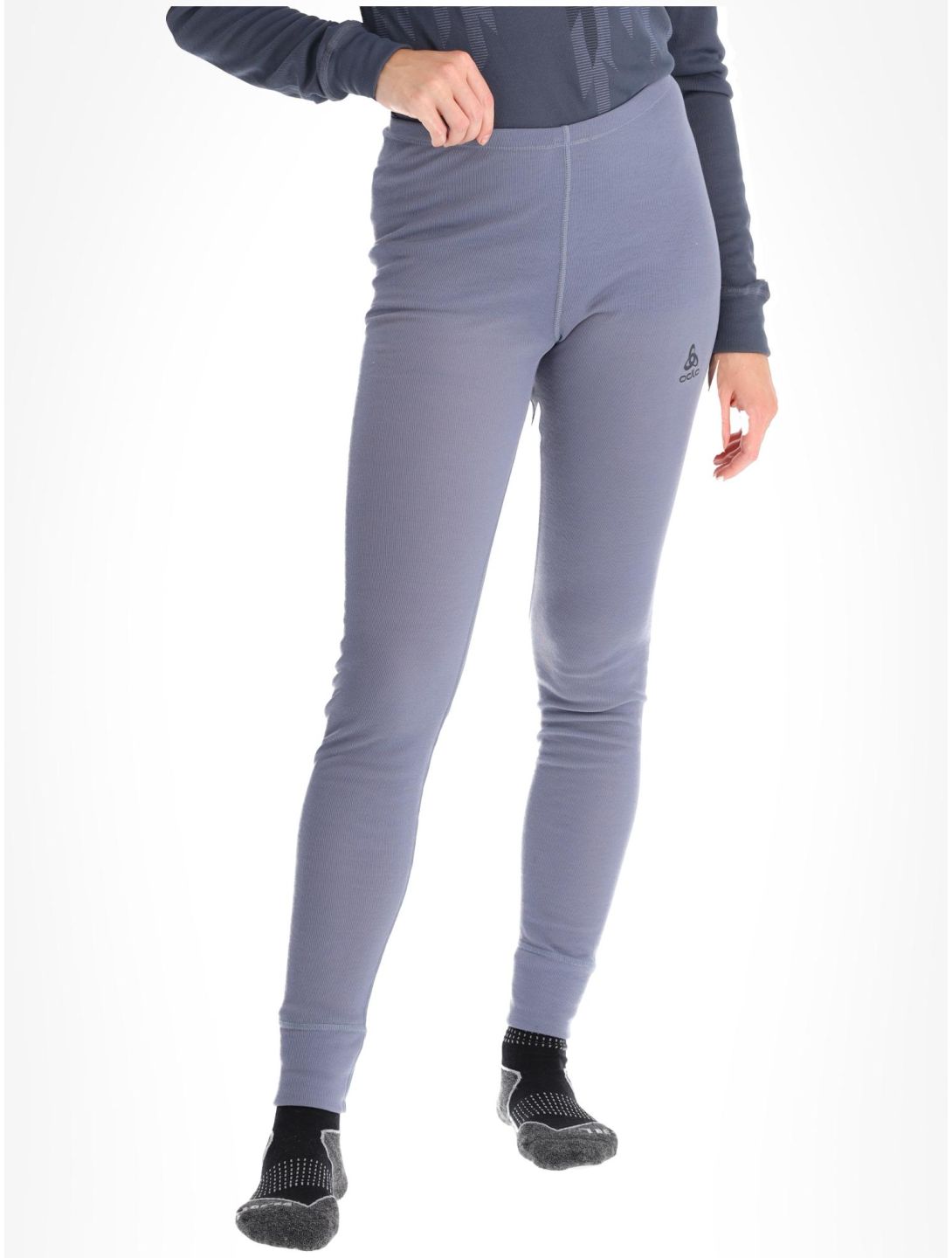 Odlo, Active Warm Eco pantaloni termici donna Folkstone Gray grigio 