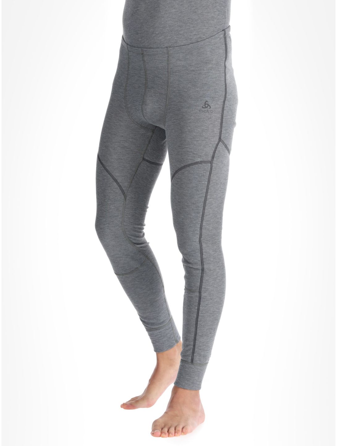 Odlo, Active X-Warm Eco pantaloni termici uomo Odlo Steel Grey Melange grigio 