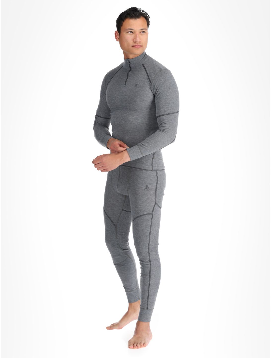 Odlo, Active X-Warm maglione uomo Odlo Steel Grey Melange grigio 