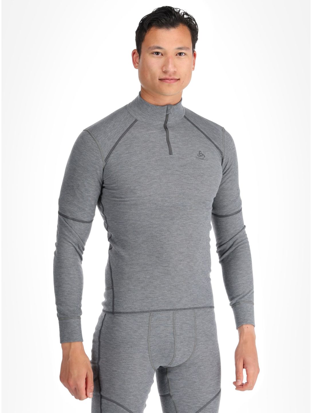 Odlo, Active X-Warm maglione uomo Odlo Steel Grey Melange grigio 