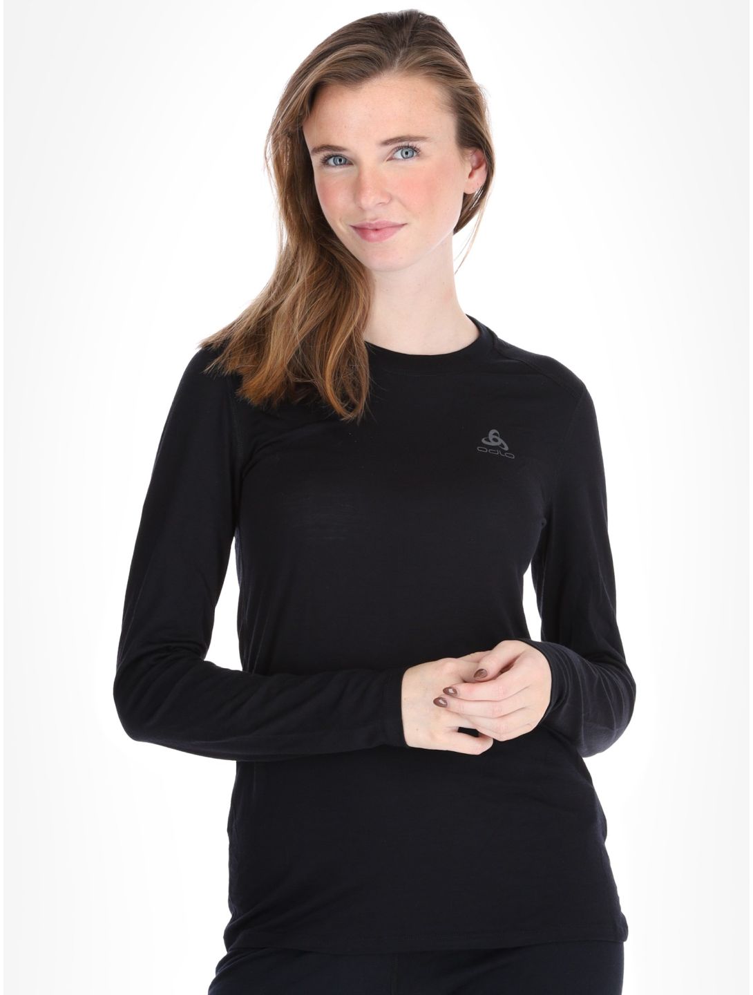 Odlo, Merino 160 maglia termica donna Black nero 