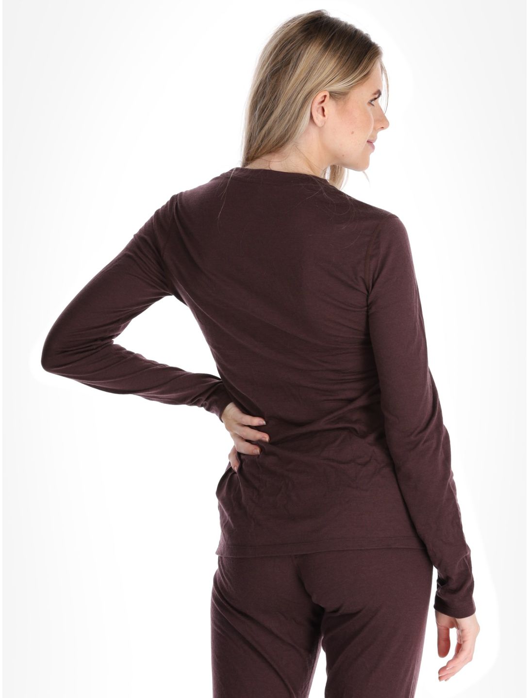 Odlo, Merino 160 maglia termica donna Fudge viola 