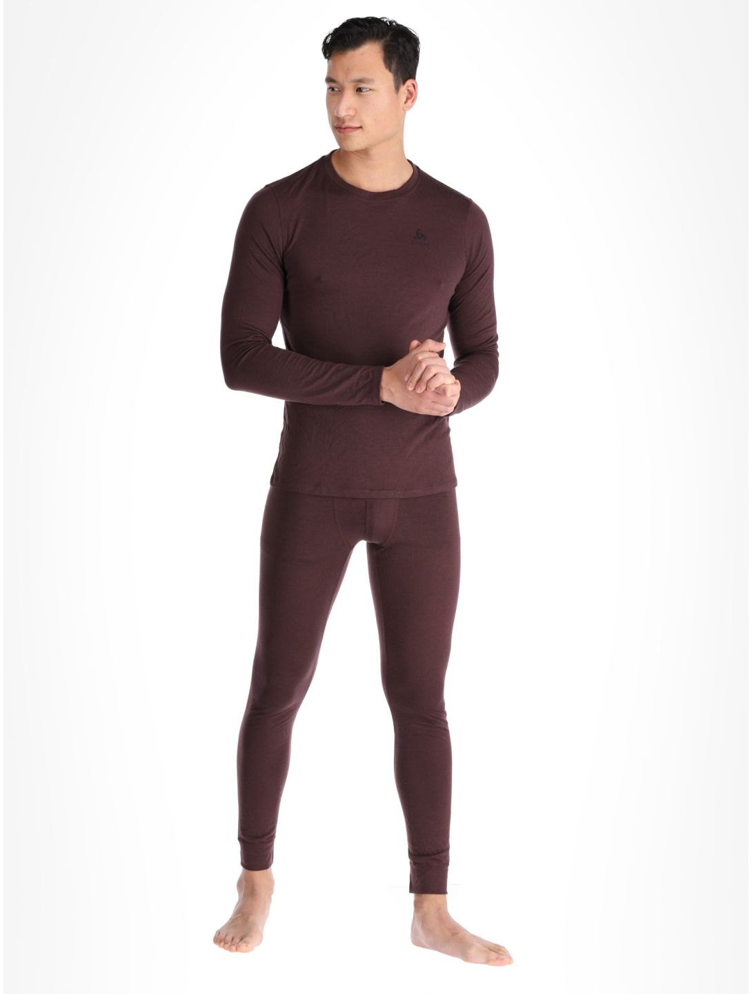 Odlo, Merino 160 maglia termica uomo Fudge viola 