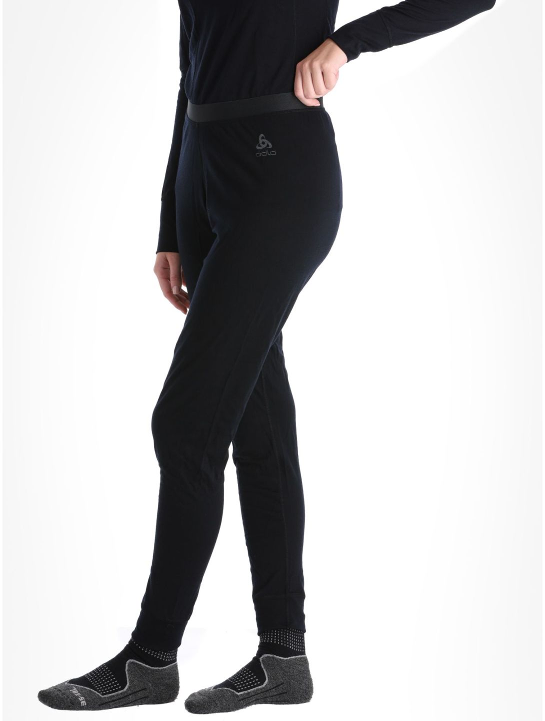 Odlo, Merino 200 pantaloni termici donna Black nero 