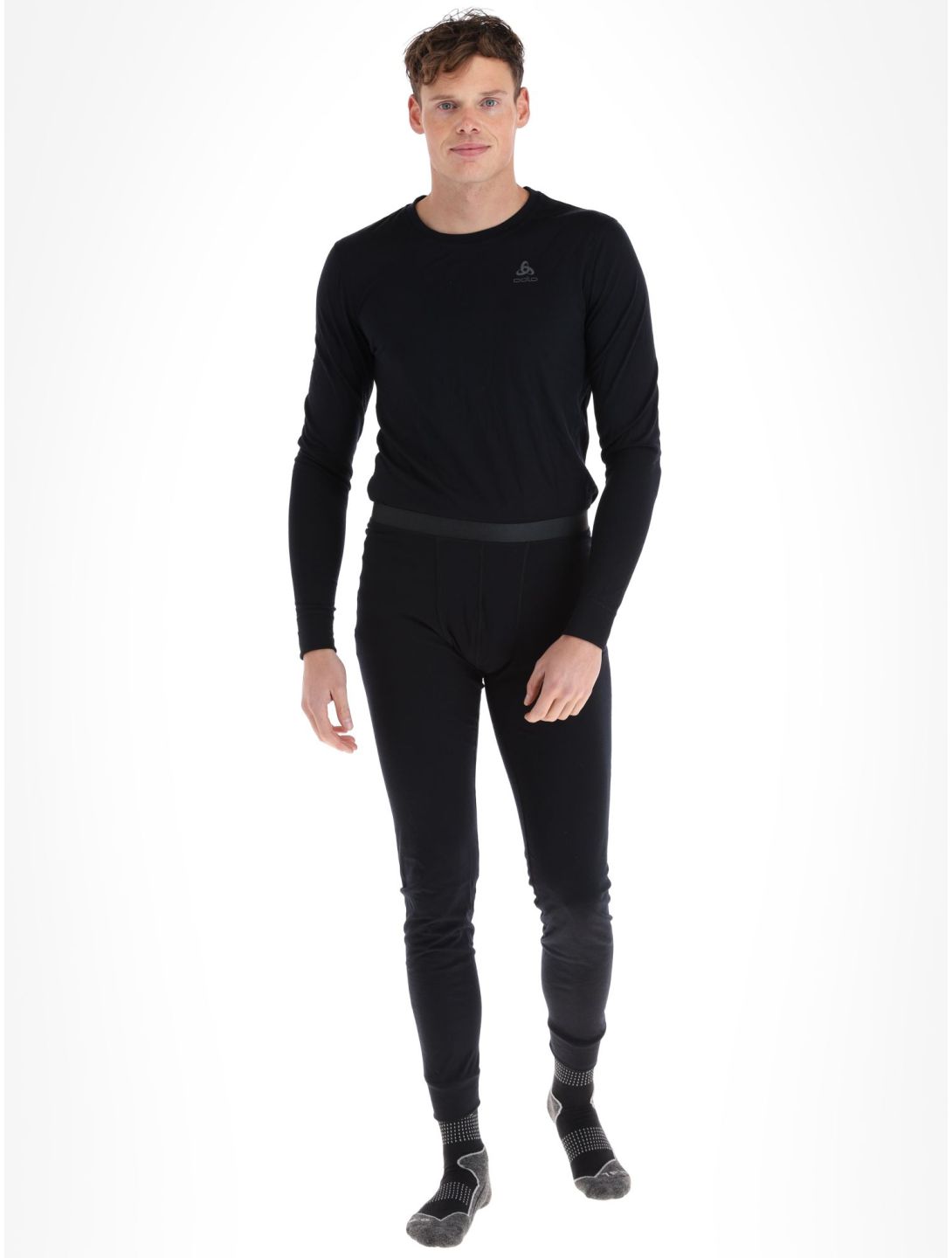 Odlo, Merino 200 pantaloni termici uomo Black nero 