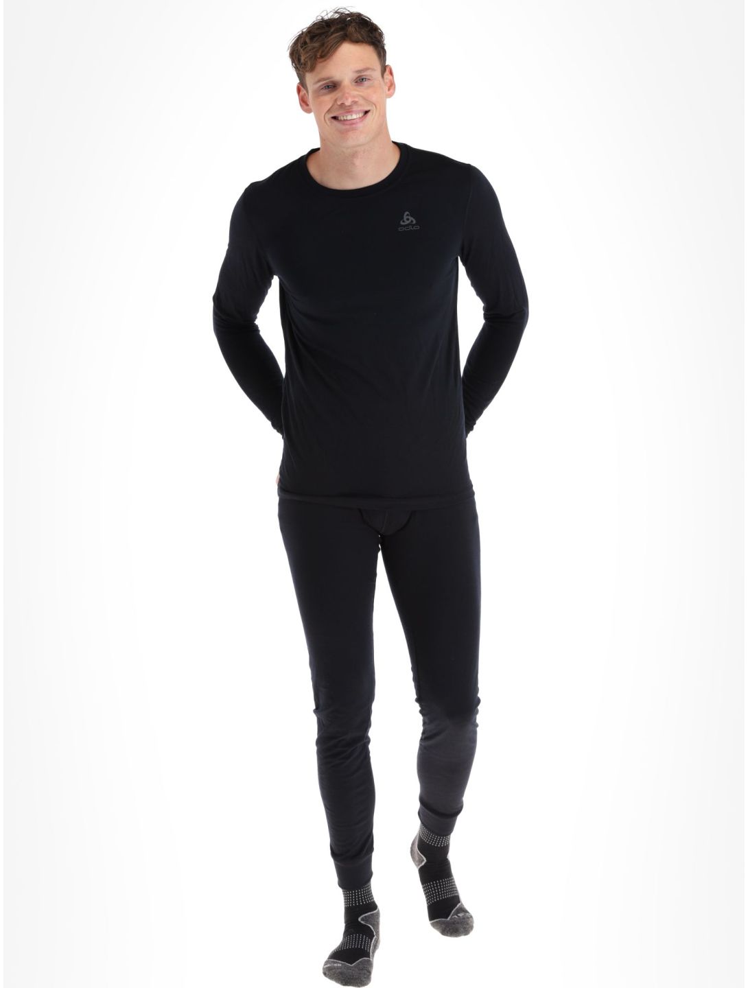 Odlo, Merino 200 maglia termica uomo Black nero 