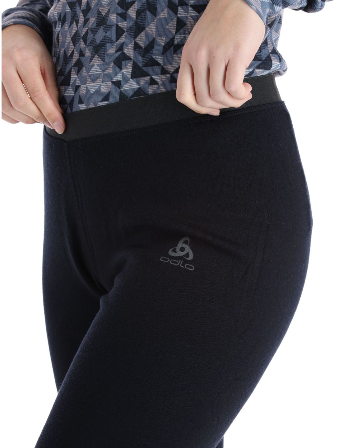 Odlo, Merino 260 pantaloni termici donna Black nero 