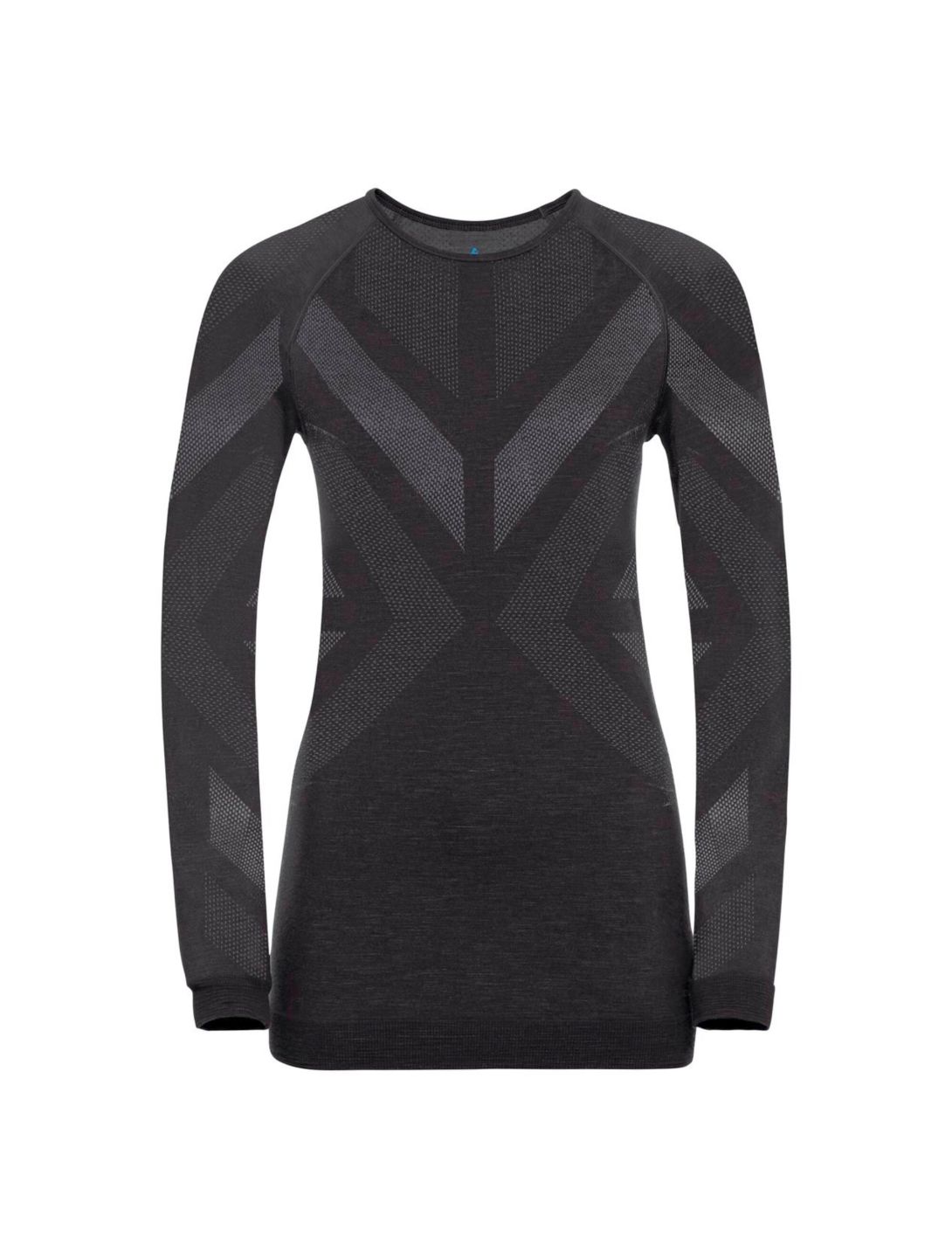 Odlo, Natural + Kinship Warm maglia termica donna melange nero