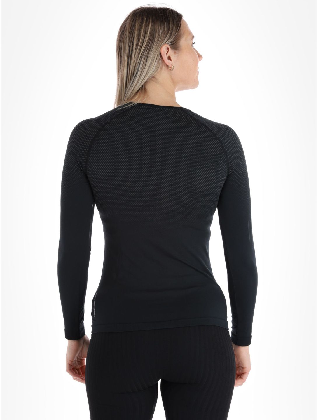 Odlo, Perfomance Light Eco maglia termica donna Black nero 