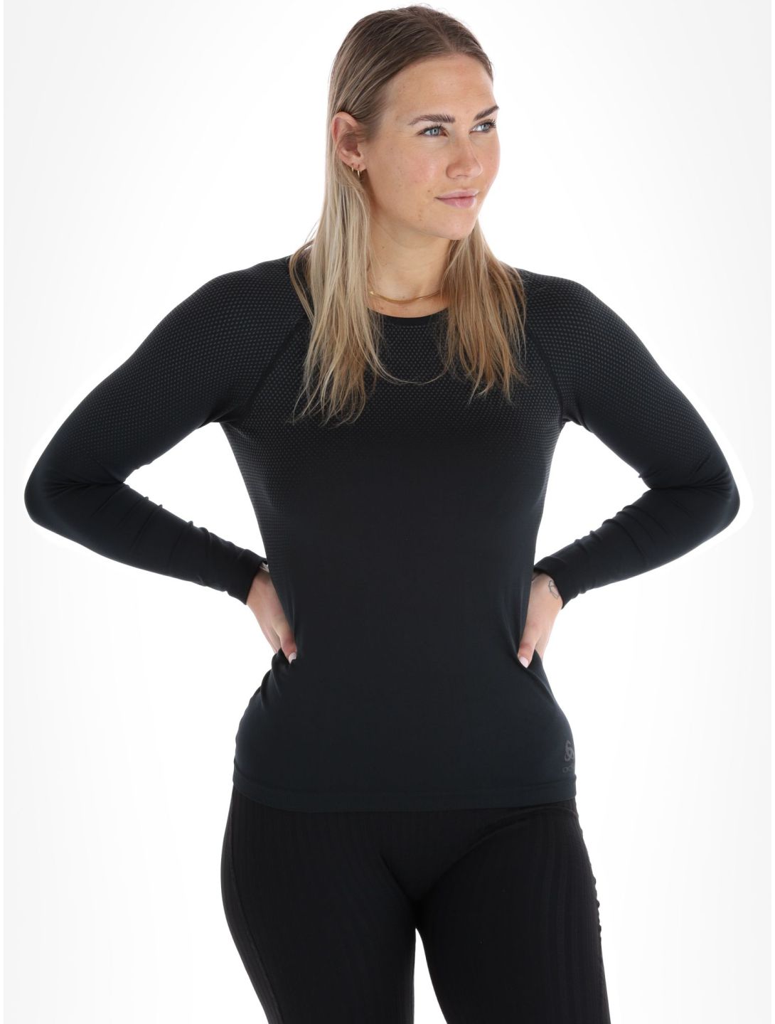 Odlo, Perfomance Light Eco maglia termica donna Black nero 