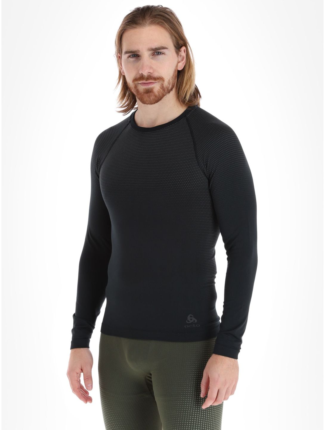 Odlo, Perfomance Light Eco maglia termica uomo Black nero 