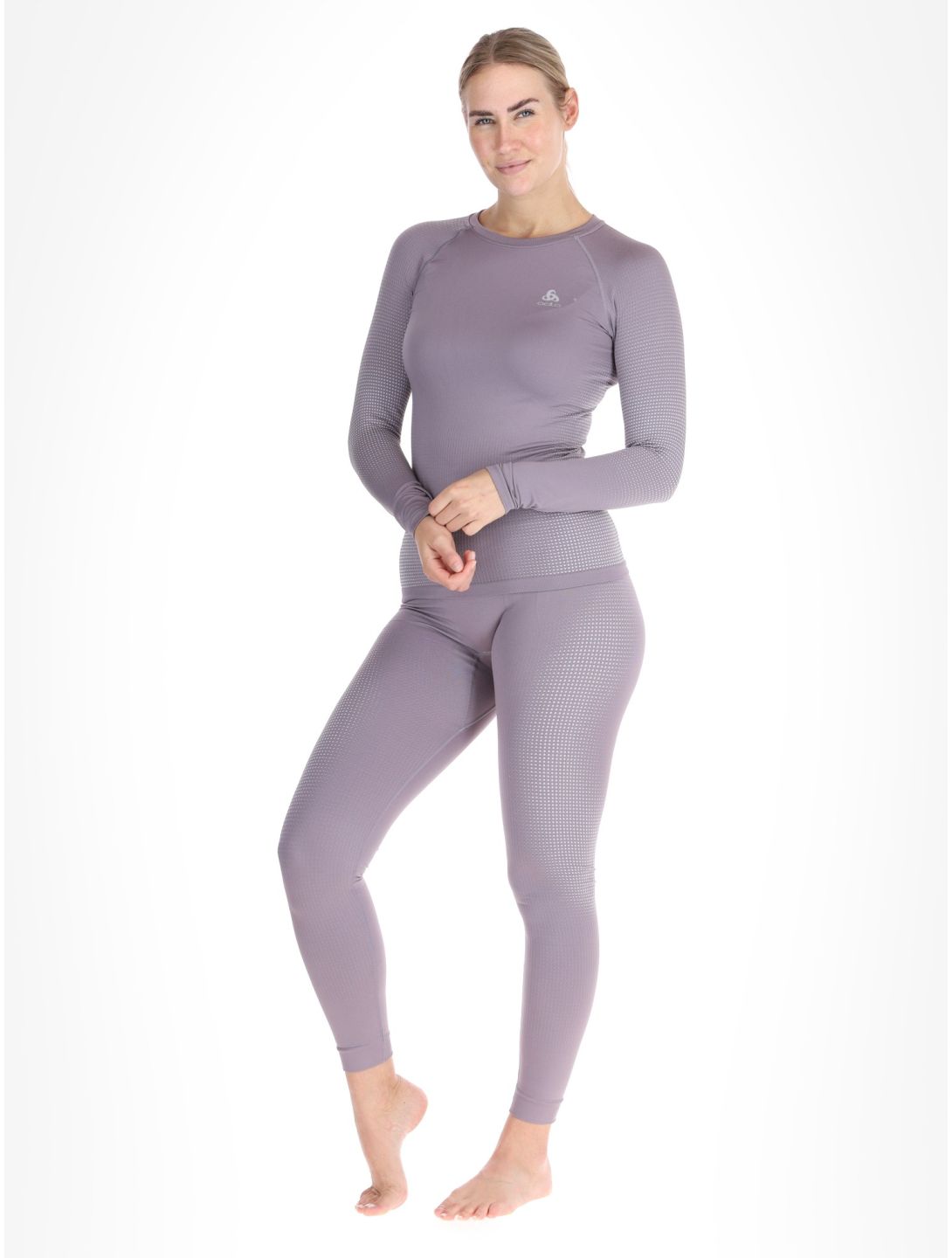 Odlo, Perfomance Warm Eco maglia termica donna Gray Ridge grigio 