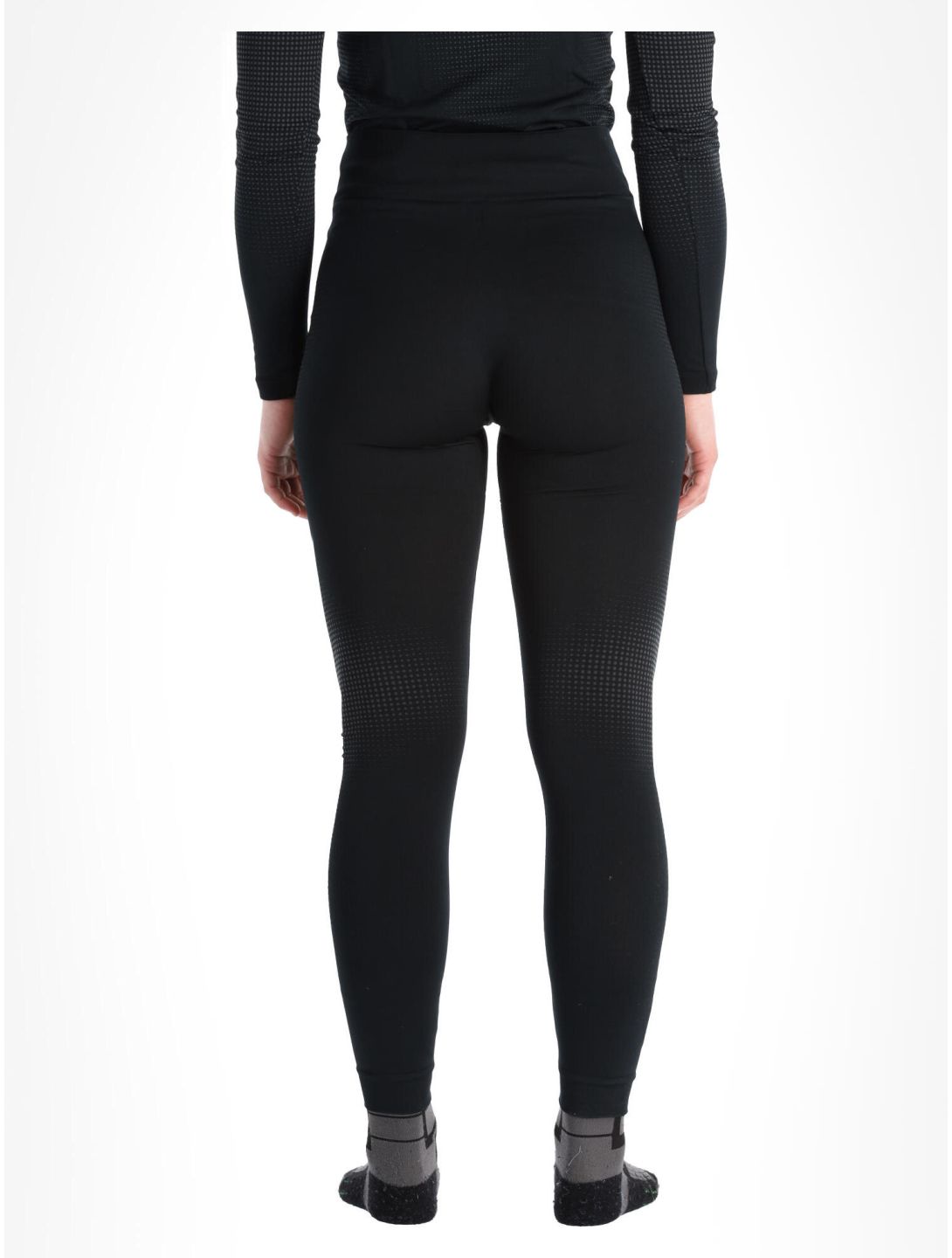 Odlo, Perfomance Warm Eco pantaloni termici donna Black - Odlo Graphite Grey grigio, nero 