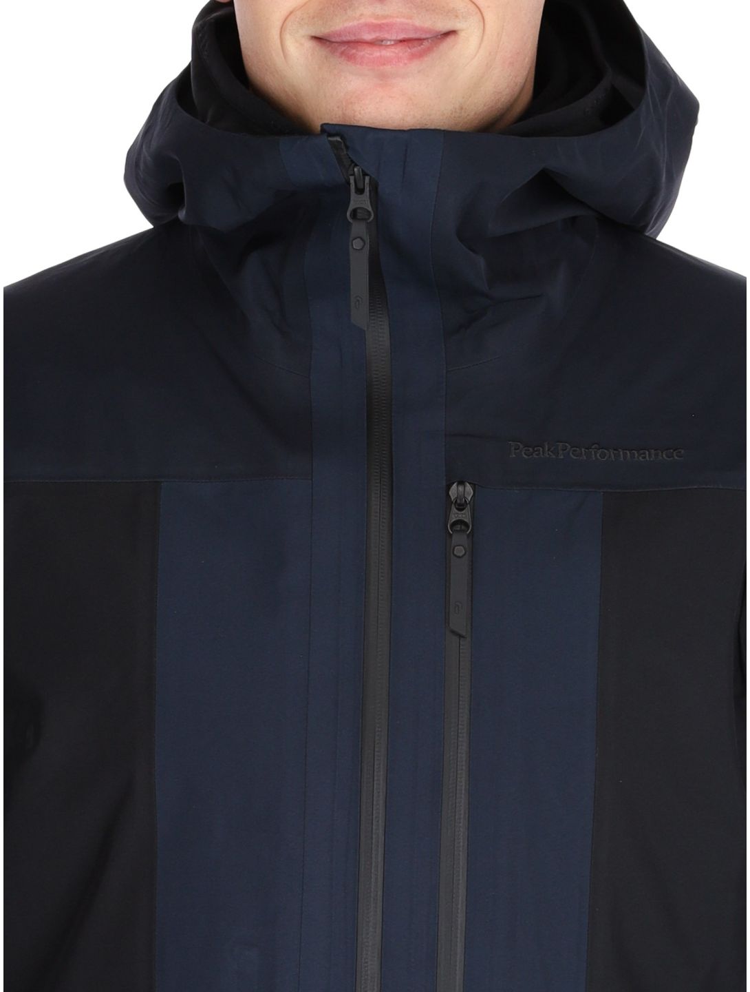 Peak Performance, M Gravity Gore-Tex 3L guscio uomo Salute Blue / Black / Blue Shadow blu, nero 