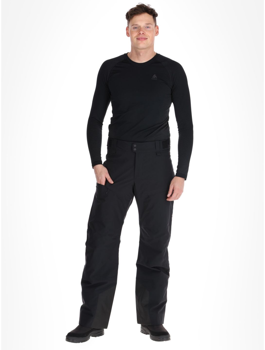 Peak Performance, M Maroon pantaloni da sci uomo Black nero 