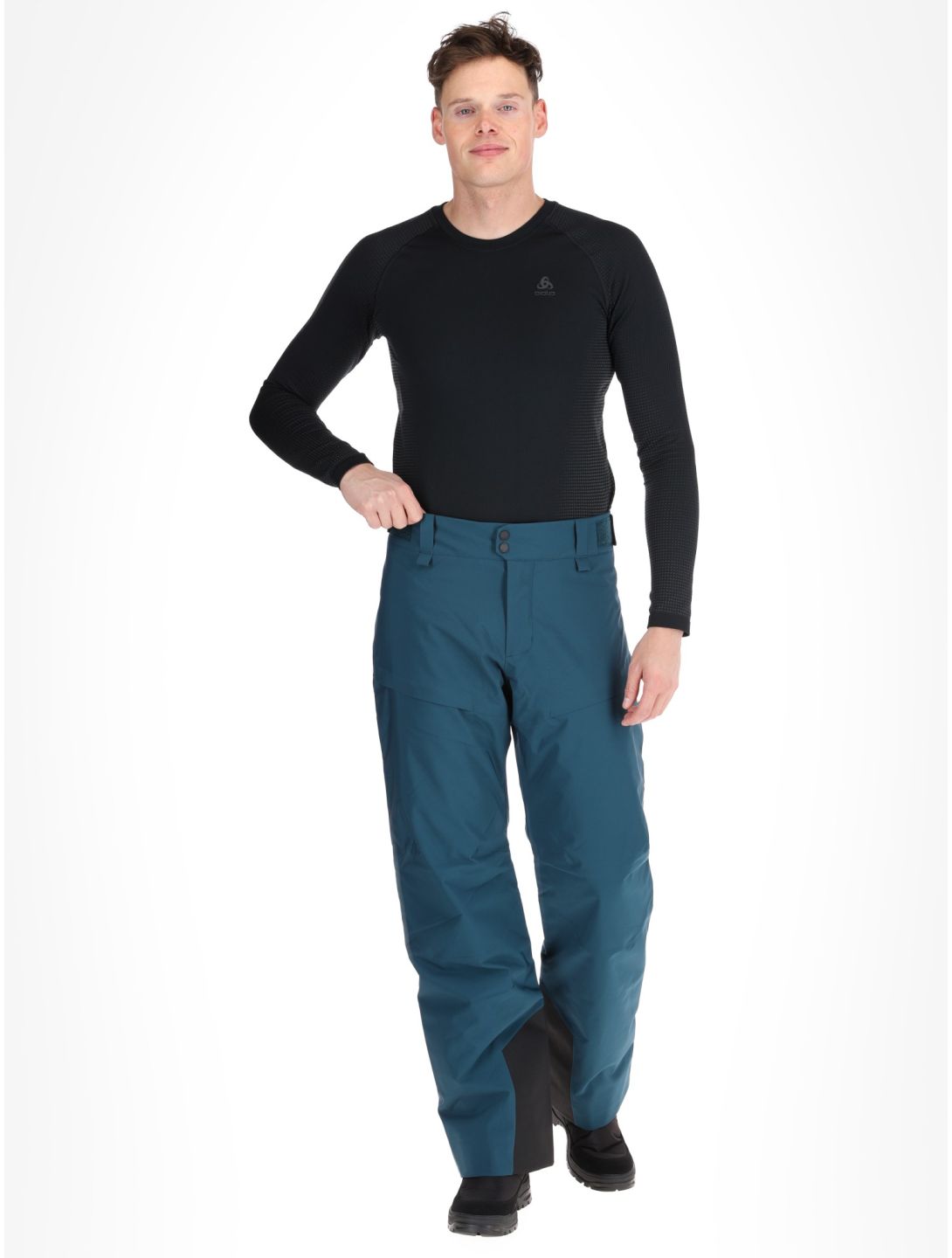 Peak Performance, M Maroon pantaloni da sci uomo Infinity Teel blu 